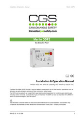 CGS Merlin GDP2 Guide D'installation Et D'utilisation