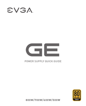 EVGA GE 800 Guide Rapide