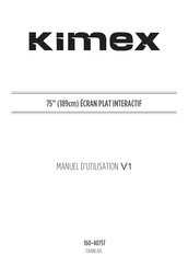 Kimex 160-4075T Manuel D'utilisation