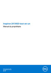 Dell Inspiron 24 5420 Manuel Du Propriétaire
