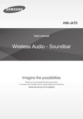 Samsung HW-J470 Manuel D'utilisation