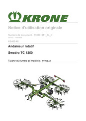 Krone 1109532 Notice D'utilisation Originale