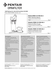 Pentair OmniFilter WHH-10-VIH-SG-1 Instructions D'installation