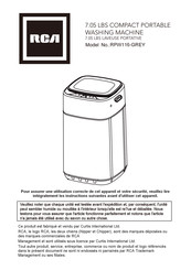 RCA RPW116-GREY Mode D'emploi