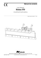 HOLMS PD 3,2 Guide De Conduite