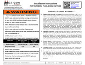 Horizon Global 84300 Instructions D'installation