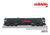 marklin 39075 Mode D'emploi