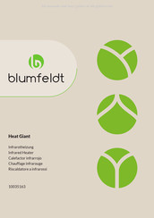 Blumfeldt 10035163 Mode D'emploi