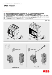 Abb SACE Tmax XT Serie Instructions D'installation