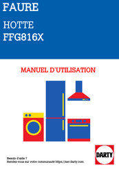 FAURE FFG816X Notice D'utilisation