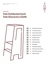 mimodo Tissu de decouverte Tuki Manuel D'instructions