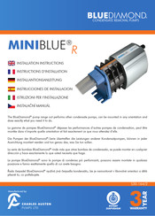 BlueDiamond MINIBLUE R Instructions D'installation