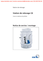 KSB CK Notice De Service / Montage