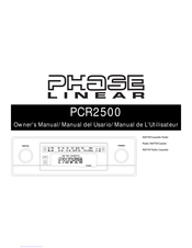 Phase Linear PCR2500 Manuel De L'utilisateur