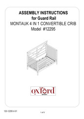 OXFORD BABY MONTAUK 12295 Instructions De Montage