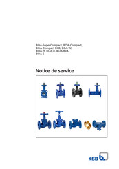 KSB BOA-SuperCompact Serie Notice De Service