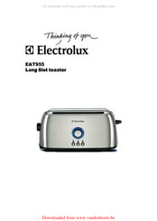 Electrolux EAT955 Instructions