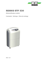 REMKO ETF 320 Manuel De Commande