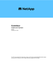 NetApp FAS8200 Installation Et Configuration