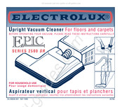 Electrolux Epic 2500 SR Mode D'emploi