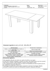 viadurini Perro Instructions D'assemblage