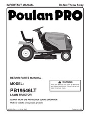 Poulan Pro PB19546LT Mode D'emploi