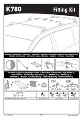 Yakima K780 Instructions D'installation