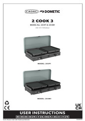 Cadac DOMETIC 2 Cook 3 Pro Deluxe Mode D'emploi