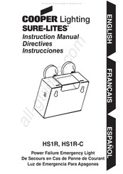 Cooper Lighting HS1R Instructions D'installation