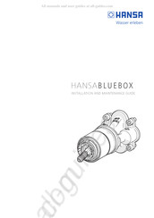 Hansa BLUEBOX Guide D'installation Et D'entretien