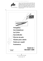 Team International TEAM HS 1 Mode D'emploi