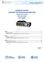 Worldcast Systems Audemat FM MC5 Mise En Route