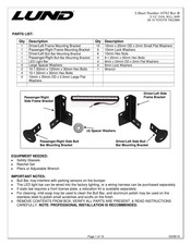 LUND 47021210 Instructions D'installation