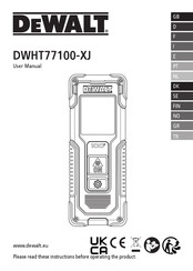DeWalt DWHT77100-XJ Manuel De L'utilisateur