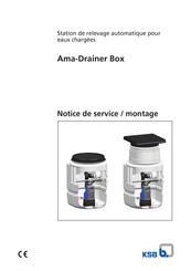 KSB Ama-Drainer Box Série Notice De Service / Montage