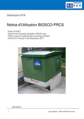 epsys BIOSCO-PRCS Notice D'utilisation