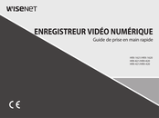 Wisenet HRX-1620 Guide De Prise En Main Rapide