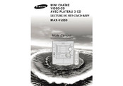 Samsung MAX-VJ550 Mode D'emploi