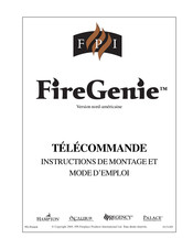 FPI FireGenie Instructions De Montage Et Mode D'emploi