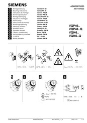 Siemens ACVATIX VQI46 Serie Instructions De Montage
