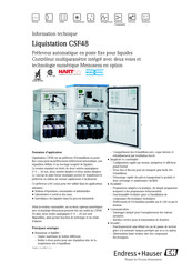 Endress+Hauser Liquistation CSF48 Information Technique