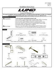 LUND EZ Bracket 227024 Instructions D'installation