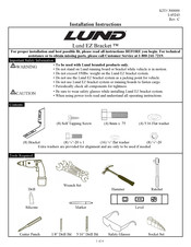 LUND EZ Bracket 300000 Instructions D'installation