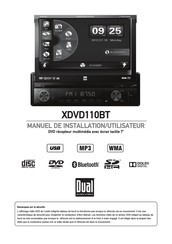 Dual XDVD110BT Manuel D'installation/Utilisation