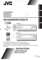 JVC KD-SX921R Manuel D'instructions