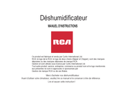 RCA RDH505-B Manuel D'instructions