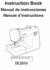 Janome DC2010 Manuel D'instructions