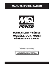 MQ Power ULTRA-SILENT DCA-70USI Manuel D'utilisation