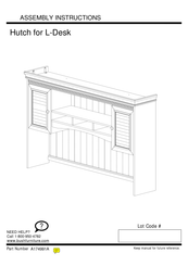 BUSH FURNITURE WC53931 Mode D'emploi