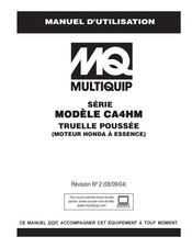 MQ Multiquip CA4HM Manuel D'utilisation